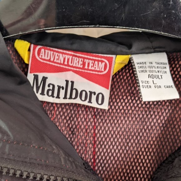 Vintage Marlboro Adventure Team Hooded Windbreaker L - Picture 5 of 5